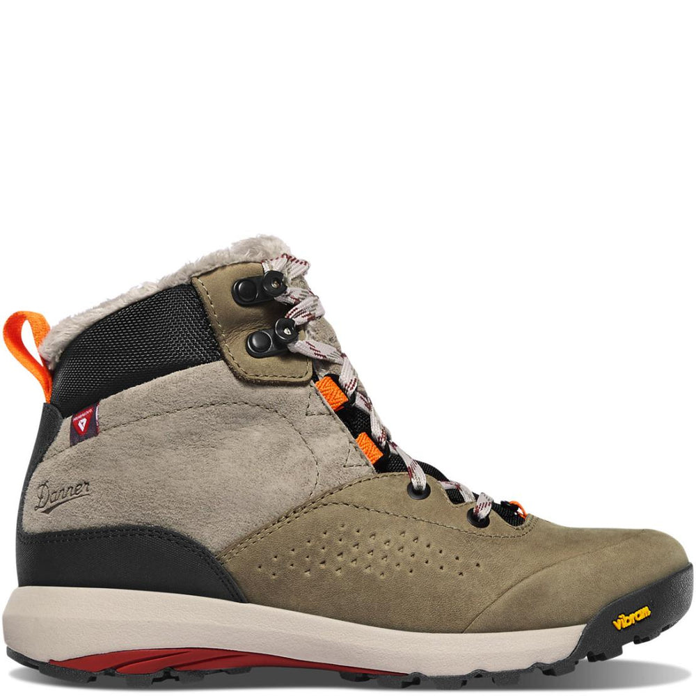 Women Hike | Danner Inquire Mid Insulated Hazelwood/tangerine/red
