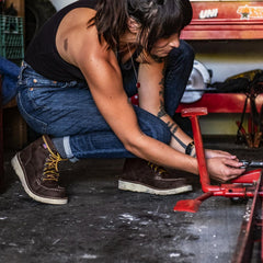 Women Work | Danner Bull Run Moc Toe Brown Steel Toe