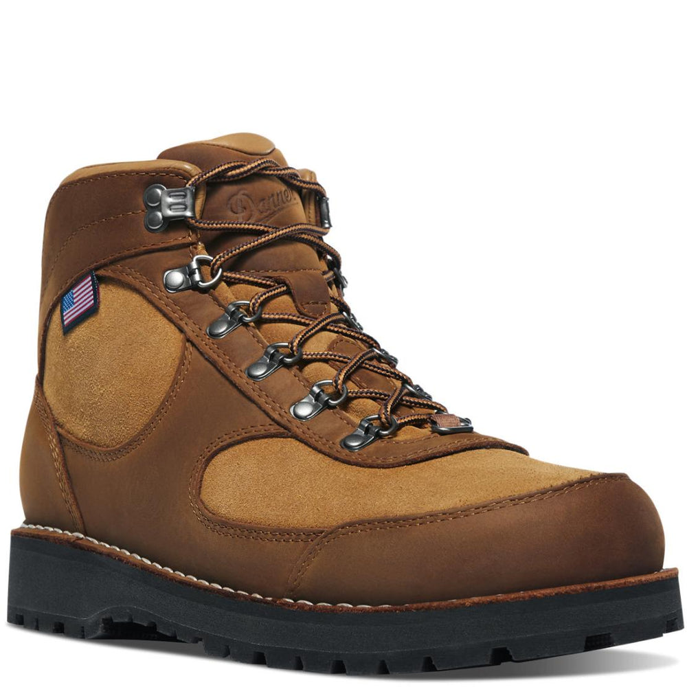 Men Hike | Danner Cascade Crest Grizzly Brown/rhodo Red