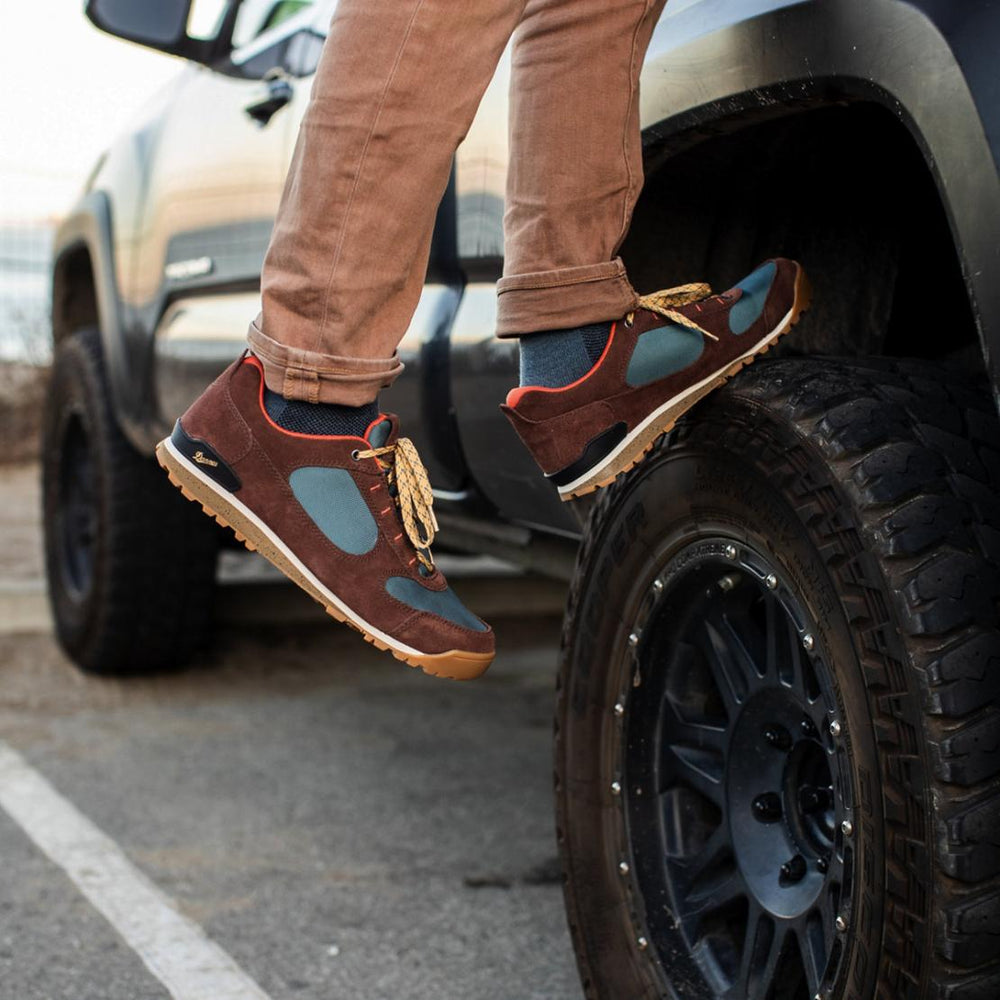 Men Hike | Danner Jag Low Dark Earth/goblin Blue