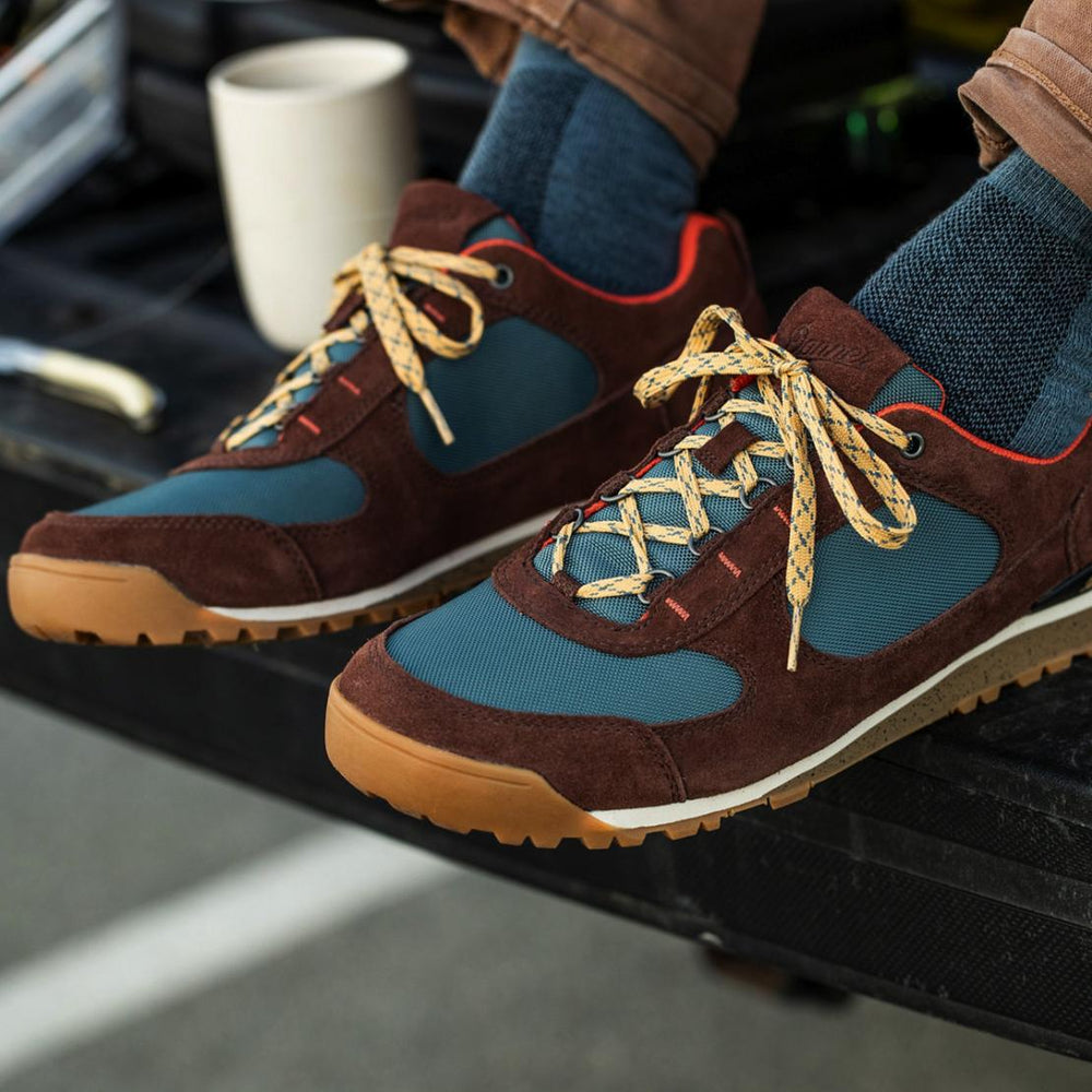 Men Hike | Danner Jag Low Dark Earth/goblin Blue