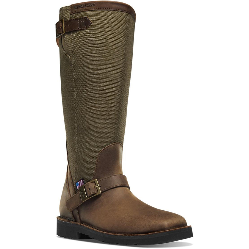 Men Hunt | Danner San Angelo Snake Boot Brown Square Toe