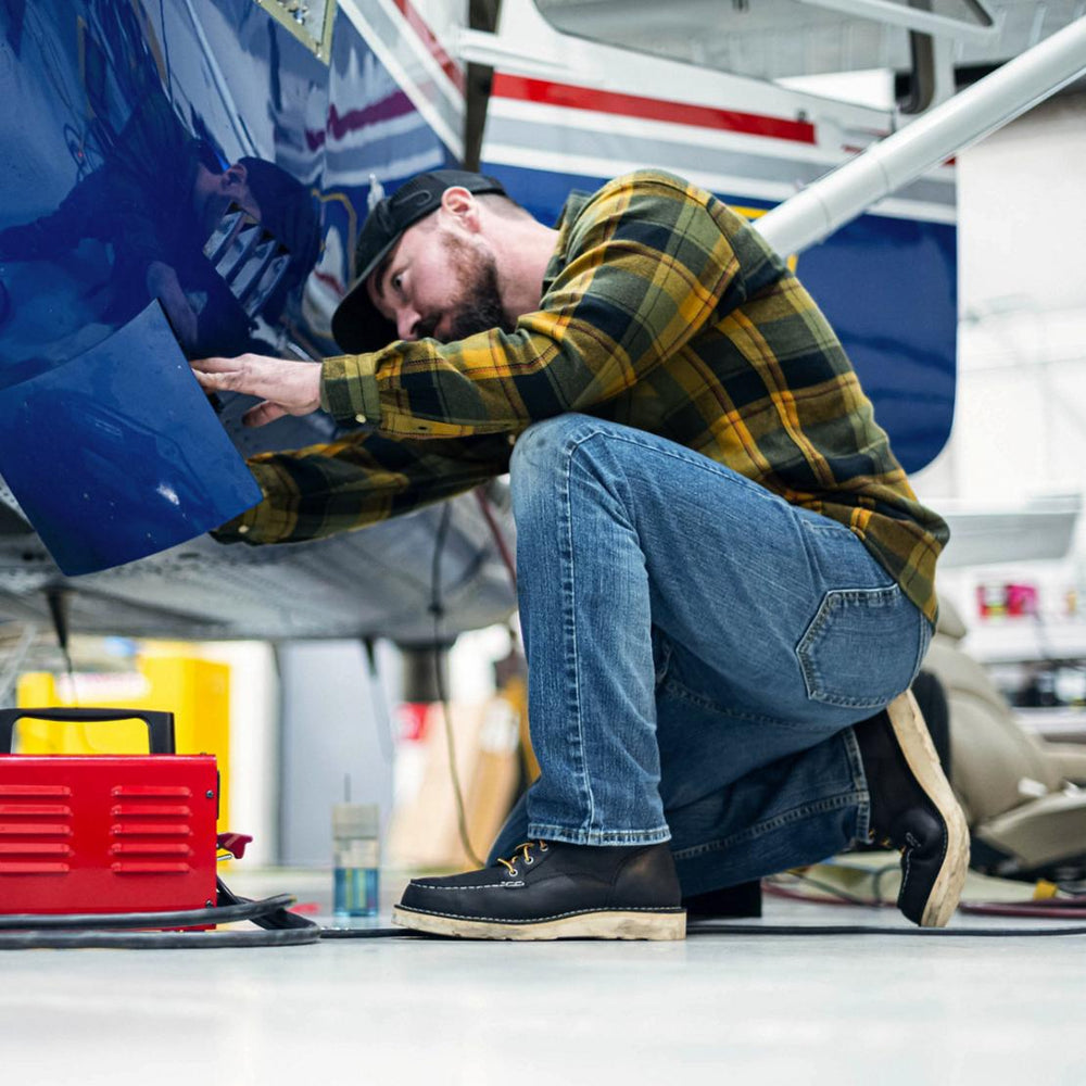 Men Work | Danner Bull Run Moc Toe Black