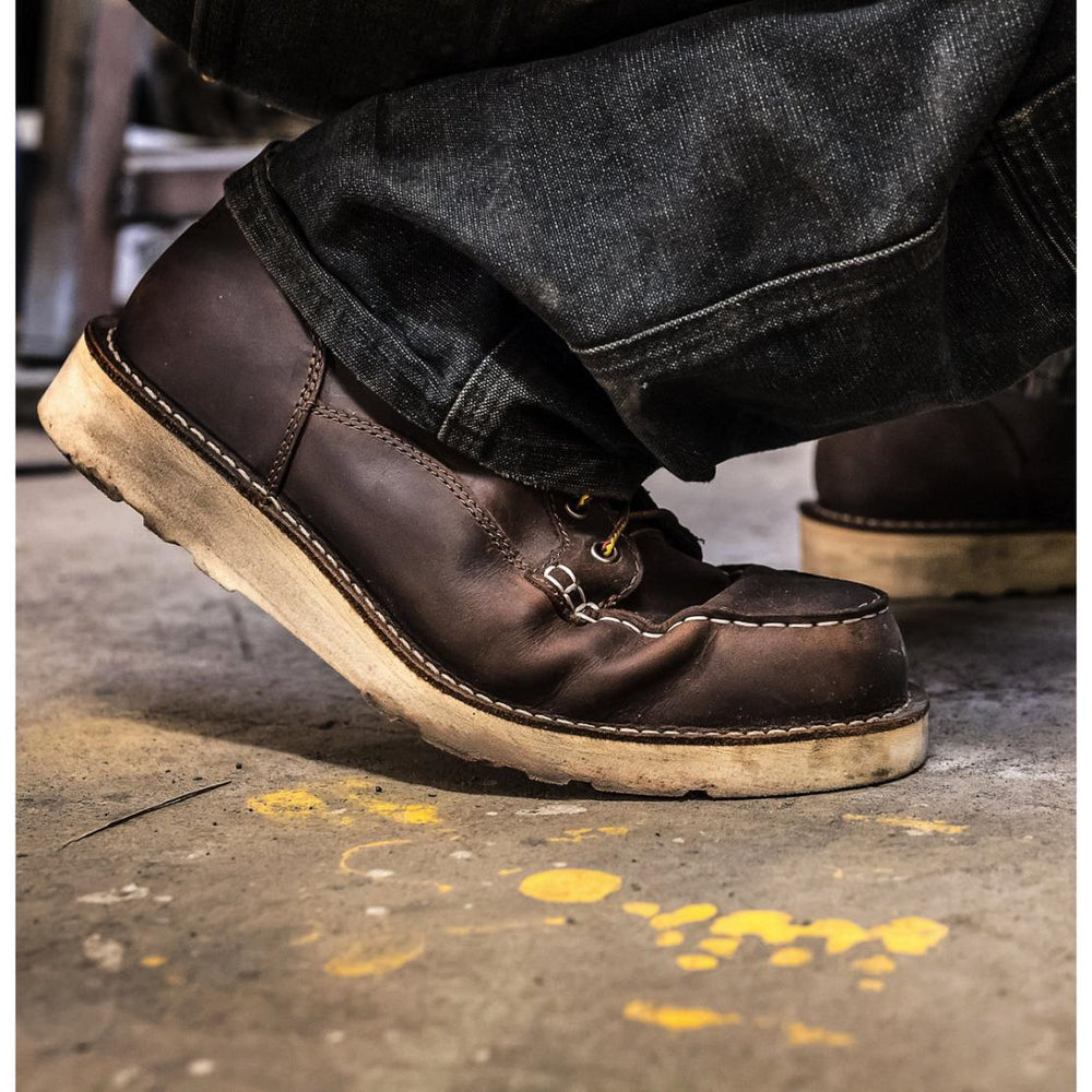 Men Work | Danner Bull Run Moc Toe Brown Steel Toe