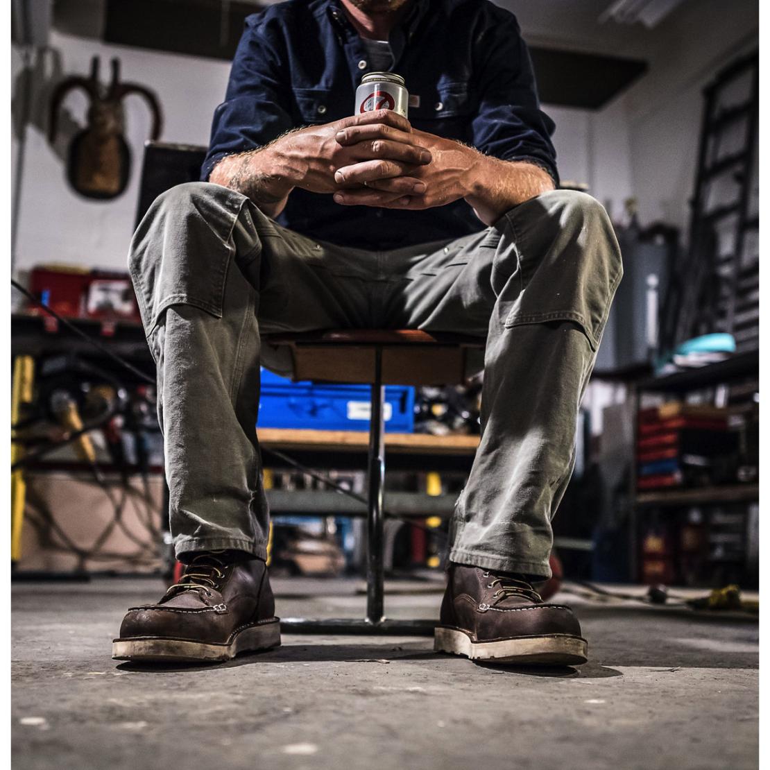 Men Work | Danner Bull Run Moc Toe Brown Steel Toe