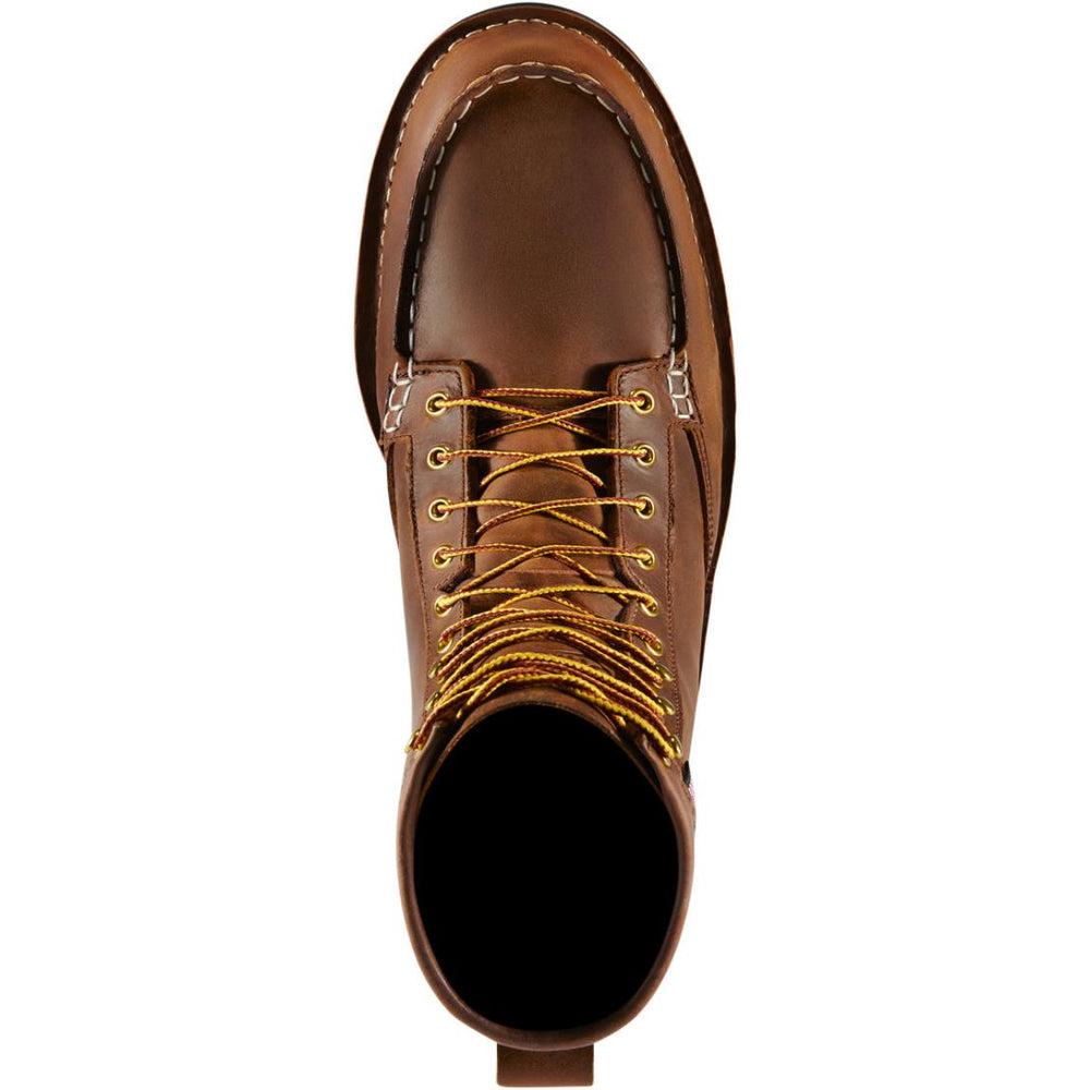 Men Work | Danner Bull Run Moc Toe Tobacco Black Wedge