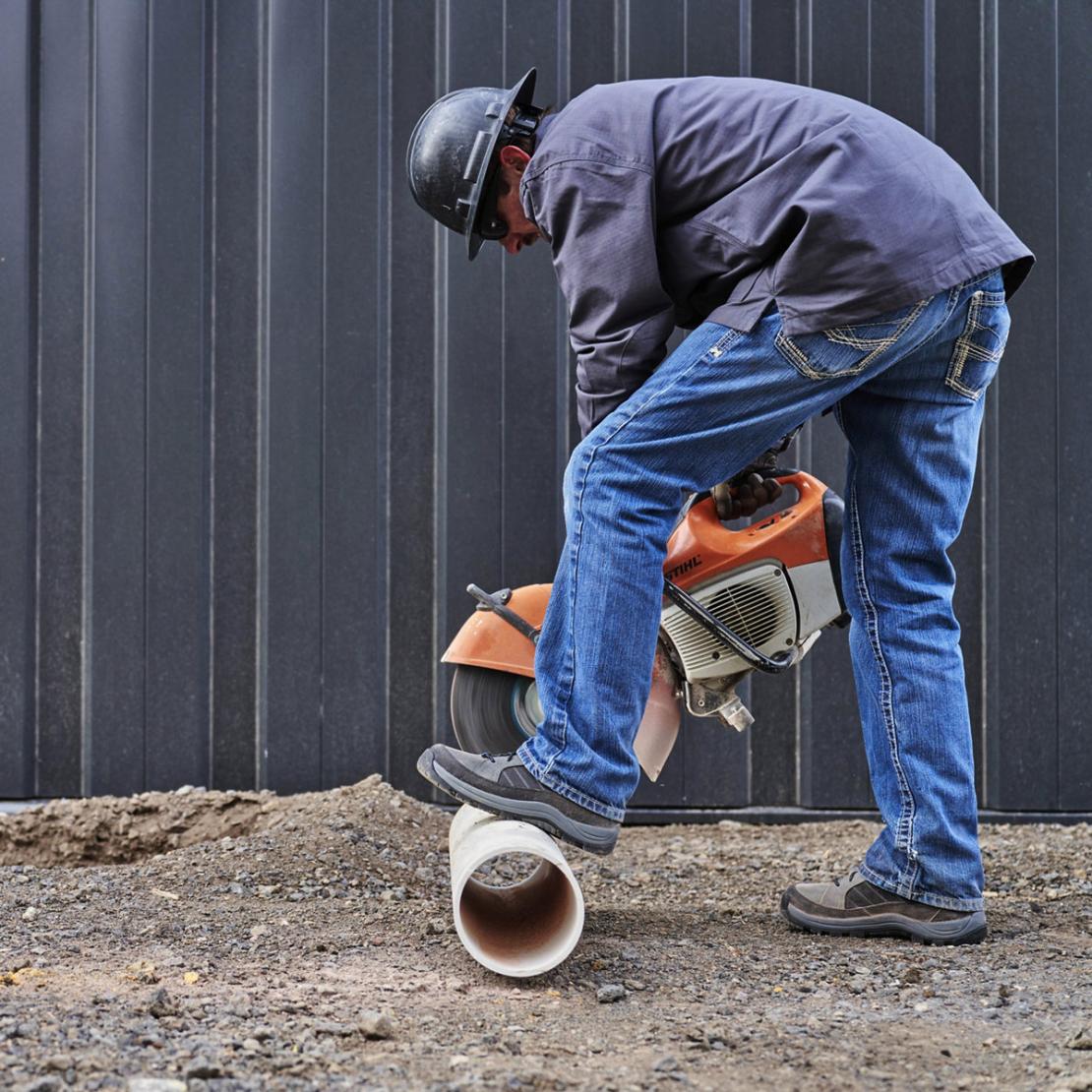 Men Work | Danner Riverside Gray/blue Steel Toe