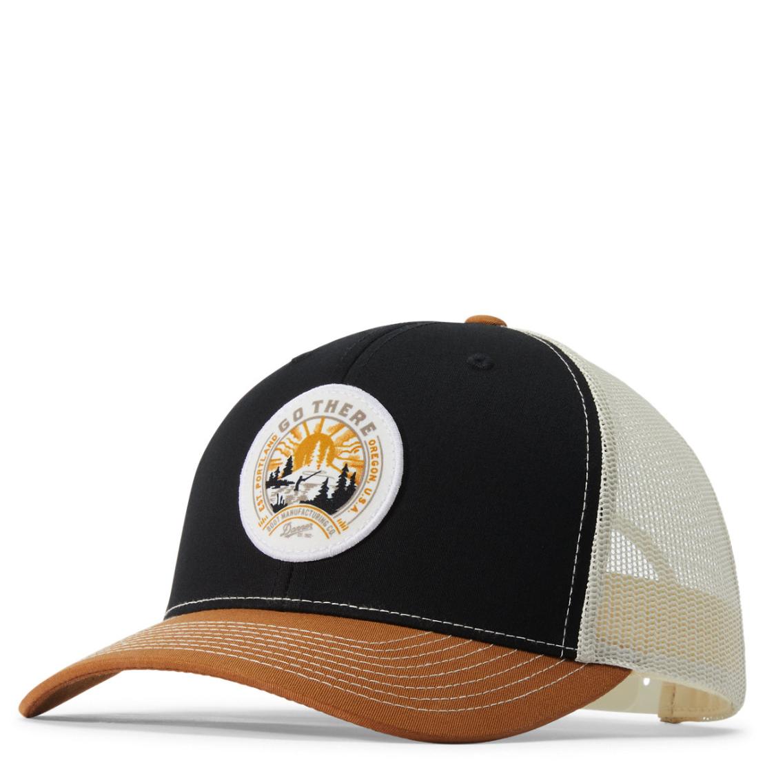 Men/Women Hats | Danner Danner Go There Trucker Cap Black/birch/caramel - Flyfisher