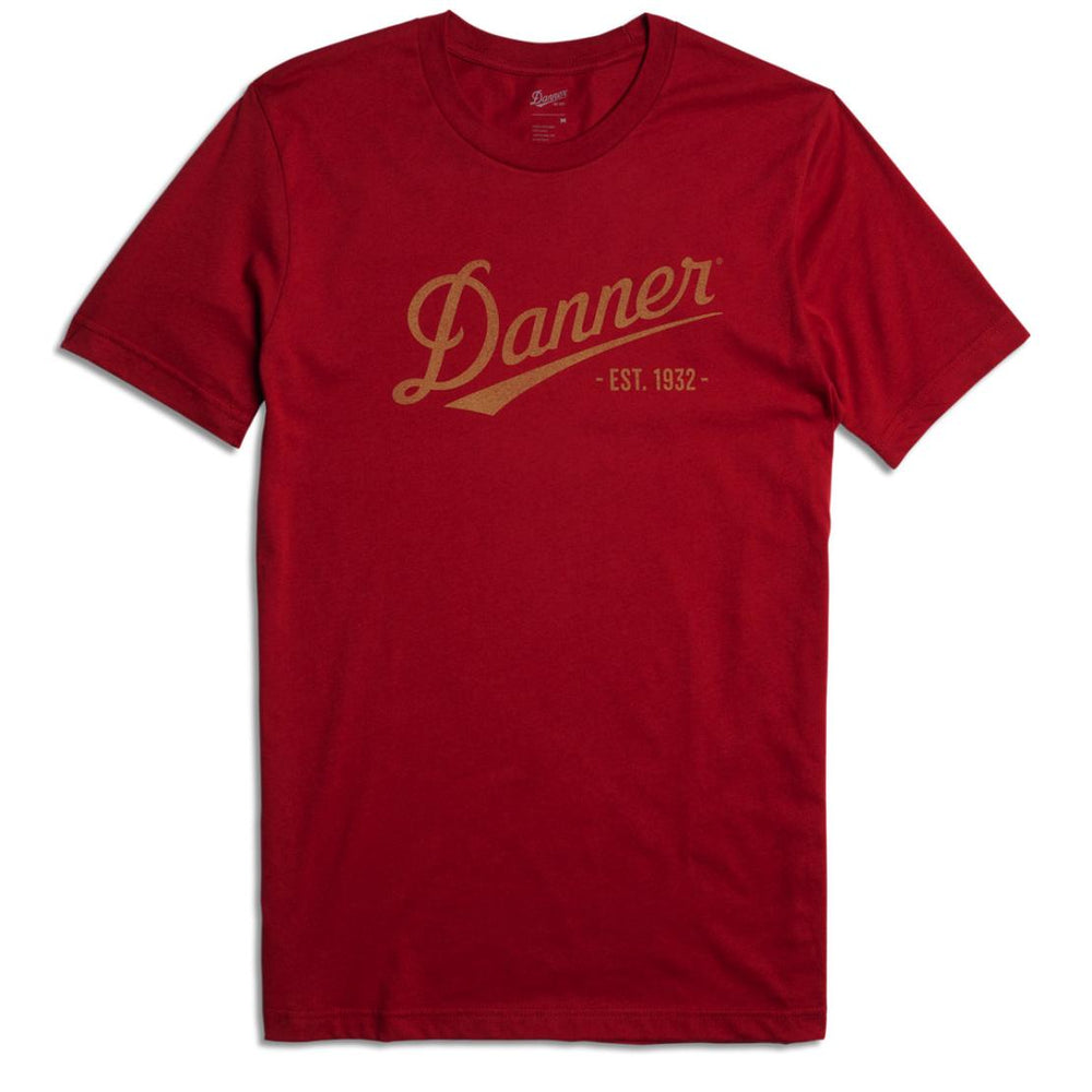 Men/Women Shirts | Danner Danner Distressed Logo SS Tee Cardinal Red