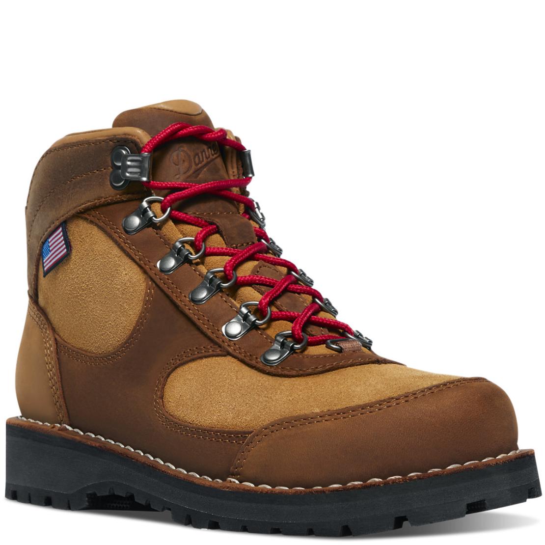 Women Hike | Danner Cascade Crest Grizzly Brown/rhodo Red