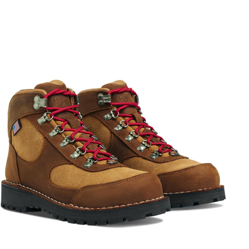 Women Hike | Danner Cascade Crest Grizzly Brown/rhodo Red