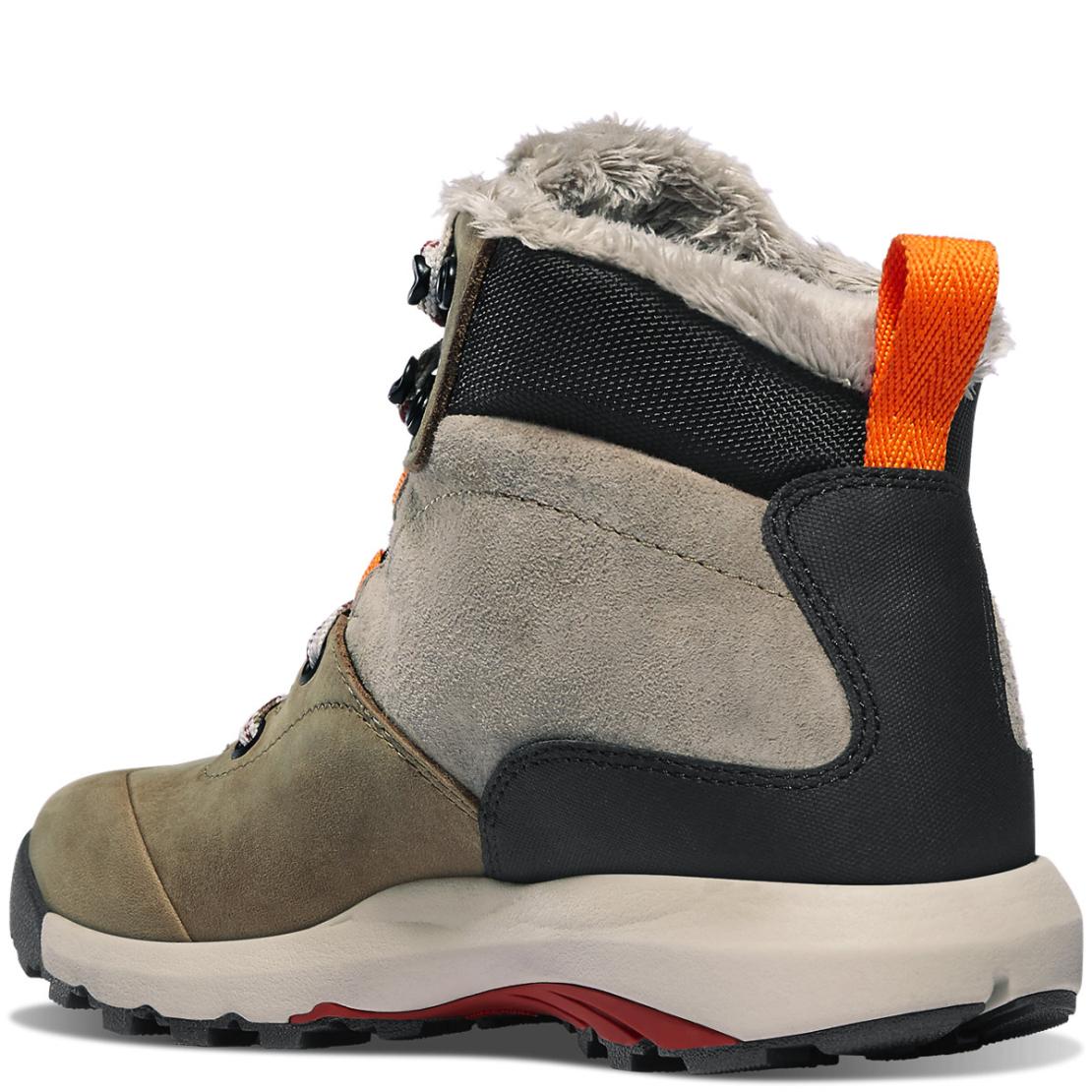 Women Hike | Danner Inquire Mid Insulated Hazelwood/tangerine/red